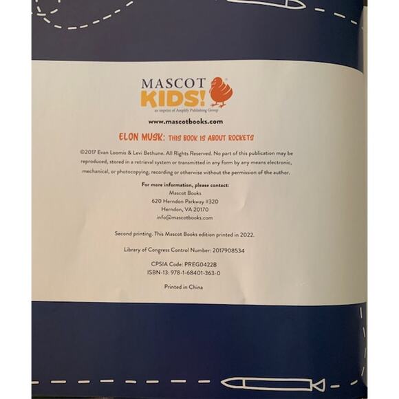 Elon Musk: This Book Is About Rockets by Evan Loomis/Levi Bethune - Picture 3 of 5